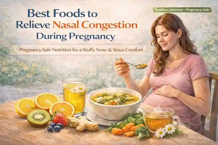 best foods to relieve nasal congestion during pregnancy