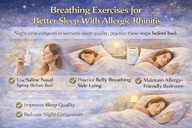 breathing exercises better sleep allergic rhinitis