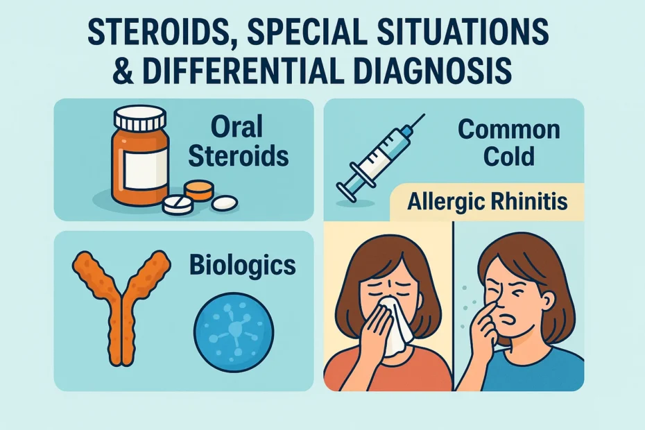 Advanced treatments and differential diagnosis considerations in allergic rhinitis.