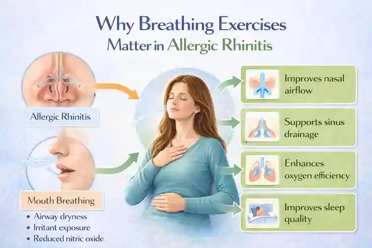 why breathing exercises matter in allergic rhinitis