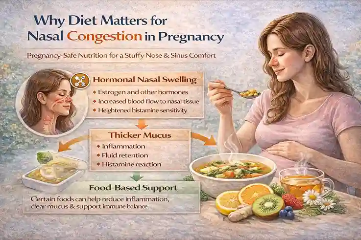 why diet matters for nasal congestion in pregnancy