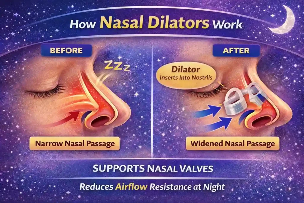 3 how nasal dilators work support nasal valves infographic