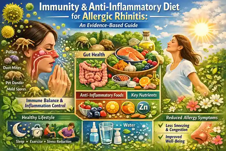 immunity nutrition anti inflammatory diet allergic rhinitis guide