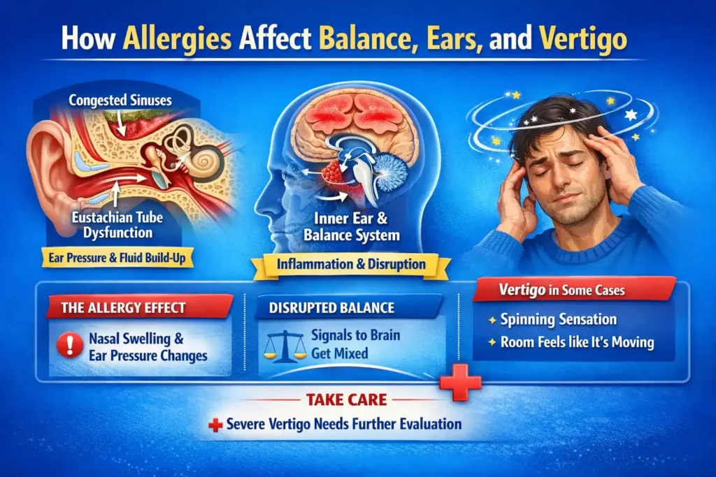 1 how allergies affect balance ears and vertigo infographic