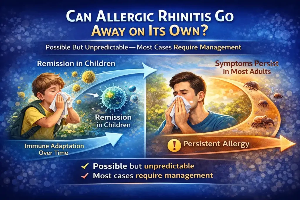 2 can allergic rhinitis go away on its own infographic.webp