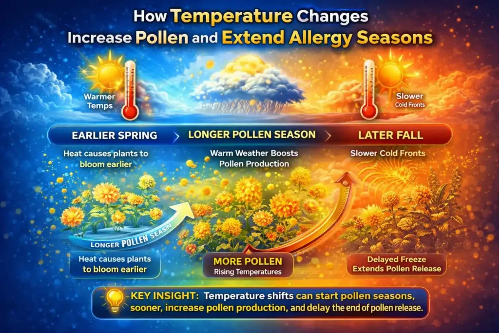 2 temperature changes increase pollen extend allergy seasons infographic.webp