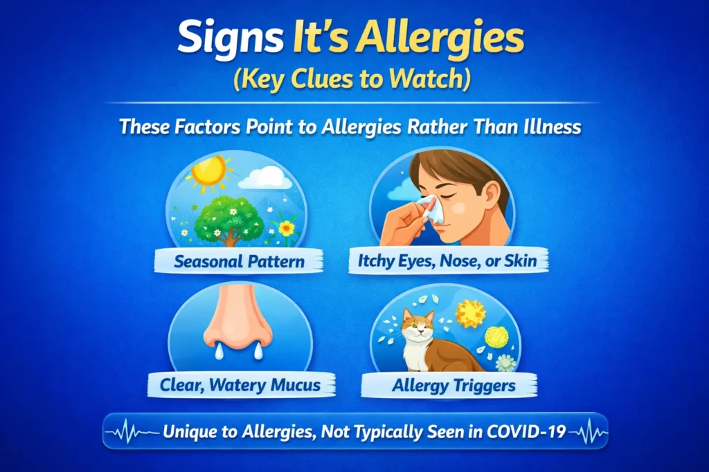 3 signs its allergies key clues infographic