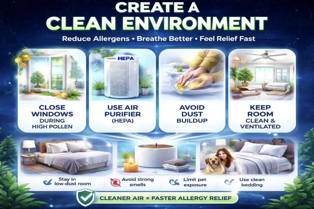5 clean environment allergy relief reduce indoor allergens fast