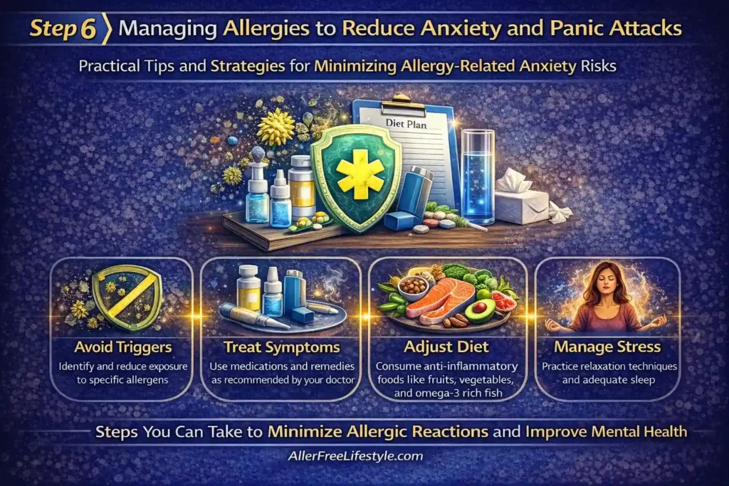 6 managing allergies to reduce anxiety and panic attacks step 6
