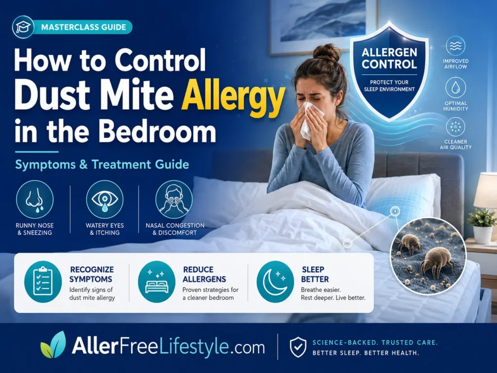 How to control dust mite allergy in the bedroom with symptoms and treatment guide