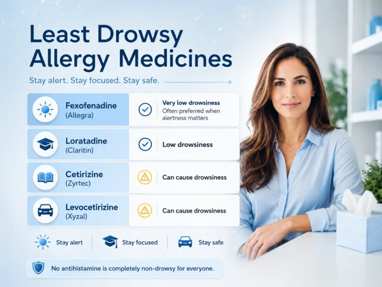 Comparison of Allegra, Claritin, Zyrtec and Xyzal by their potential to cause drowsiness
